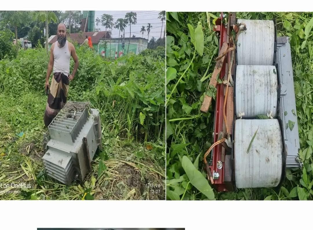 ফুলপুরে ট্রান্সফরমার চুরির চেষ্টা, ধাওয়া খেয়ে পালাল দুর্বৃত্তরা